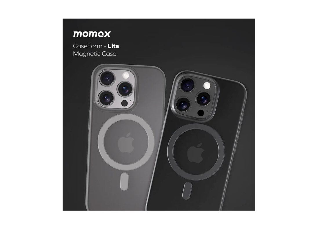 Buy Momax CaseForm Lite Super Slim Case for iPhone 16 Pro with MagSafe - Black in Qatar Buy Momax CaseForm Lite Super Slim Case for iPhone 16 Pro with MagSafe - Black in Qatar